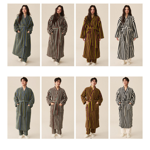 Bata <span class=keywords><strong>de</strong></span> Baño Larga y Gruesa <span class=keywords><strong>de</strong></span> Felpa <span class=keywords><strong>de</strong></span> Coral, Nueva, <span class=keywords><strong>de</strong></span> Yuzhi Manufacturer, Personalizable <span class=keywords><strong>para</strong></span> <span class=keywords><strong>Parejas</strong></span> - Product Image 2