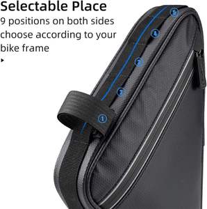 Muestra Gratuita: Bolsa de Bicicleta Transpirable y Ligera para Almacenamiento en el Tubo Superior, con Diseño Ajustable en Material Oxford - Product Image 6
