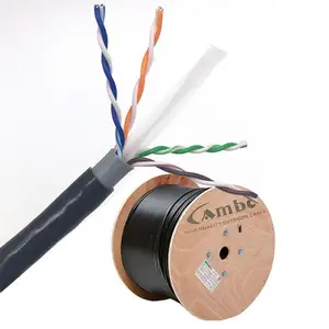 Кабель lan cat 6 r cable pass fluk utp ftp 305 тест чистой меди или cca 23awg cat 6 кабель cat6 наружный
