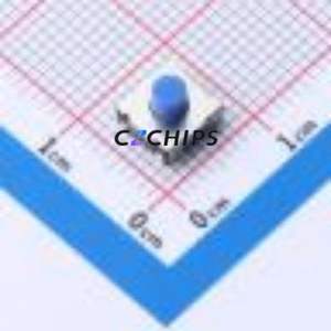 TS665BA 250gf Tactile Switch SMD Switch Single Pole Single Throw Round Button 2.5N Vertical Mount - Product Image 1