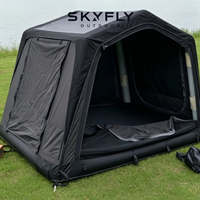 Tente pneumatique pour toit de voiture, gonflable, installation rapide, camping en plein air, SUV, imperméable, pliable, vente en gros