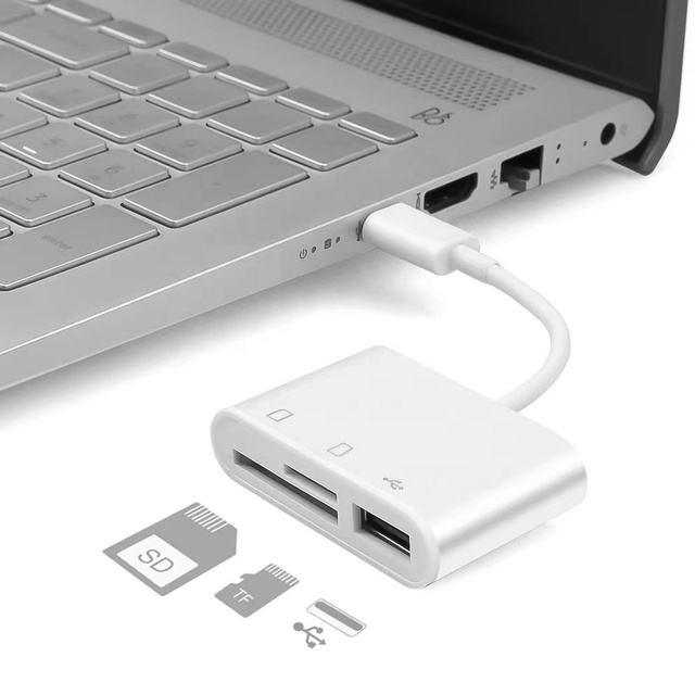 USB C Read Card OTG2.0 SD/TF