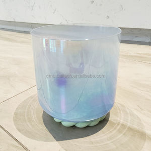 Cuencos de Cristal Transparentes para Sanación Sonora Q're, Cuencos de Cuarzo para Baño de Sonido - Product Image 6