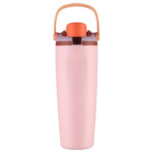 Botella de Agua de Acero Inoxidable de Doble Pared con Aislamiento al Vacío, Ecológica, Libre de BPA, de Alta Calidad, 30 oz, con Asa - Product Image 4