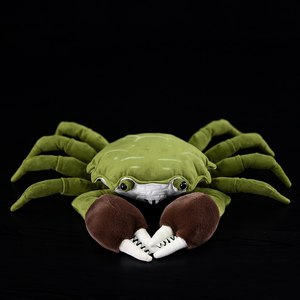 Peluche de crabe personnalisée, jouet en peluche amusant, oreiller en forme de fruits de mer pour cadeaux de chaînes de restaurants, fabrication sur mesure OEM ODM - Product Image 2