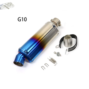 <span class=keywords><strong>Silencieux</strong></span> d'échappement universel pour moto en acier inoxydable de 51 mm en forme de poisson, design élégant, compatible avec <span class=keywords><strong>Z750</strong></span>/Xj6/450SR/MT03/CBR400R/NINJA400/S7 - Product Image 5