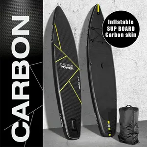 GEETONE New Amazon Carbon Skin SUP tavole da corsa tavola da surf Paddleboard gonfiabile doppio strato