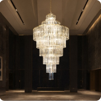 Élégant Grand Lustre en Cristal Spirale Portable, Lampe Suspendue pour Allée de Mariage, Décoration de Fête d'Anniversaire