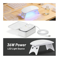 Kit de démarrage pour bijoux DIY : Résine UV transparente, époxy dur, lampe LED, moules en silicone, paillettes, feuilles, fleurs, pendentifs, boucles d'oreilles
