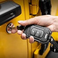 Housse de clé de protection légère en alliage d'aluminium et plastique, résistante aux rayures, en stock directement de l'usine, pour Jeep Wrangler JL/JT