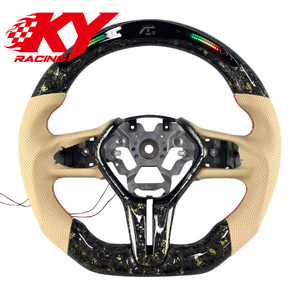 Volante Deportivo Personalizado de Fibra de Carbono Forjado con Pantalla LED de RPM para Infiniti Q50 Q60 Q70 QX30 QX50 QX60 QX7 G35 G25 - Product Image 1