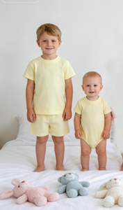 Conjuntos de tela de rizo para niños, ropa de bebé con borde festoneado para niñas, pelele burbuja de verano para bebé, ropa de playa, toalla, conjuntos de ropa para niños - Product Image 4