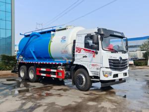 รถดูดสิ่งปฏิกูล 6×4 Dongfeng D3 18‑20CBM พร้อมถังเก็บของเสีย, แชสซี 3 เพลา, เครื่องยนต์ Yuchai 245‑270 แรงม้า, ระบบดูดสูญญากาศทรงพลังสำหรับของเสียจากอุจจาระ, รับสั่งผลิตเพื่อการส่งออก - Product Image 3