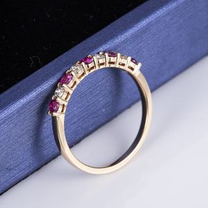 แหวนแต่งงานเพชรทรงรี IGI 18K ทองคำขาวประดับเพชรแล็บไดมอนด์ - Product Image 3