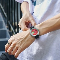 Nouvelle Montre Pastèque 2026 Homme Femme Série UK Étudiant Jeune D0g01 Collège Lycée Style Ins Design