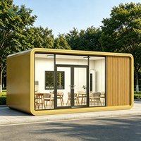 Cabines de luxe préfabriquées en conteneurs, hôtel-resort, maison en conteneurs 2 chambres avec salle de bain privée entièrement équipée