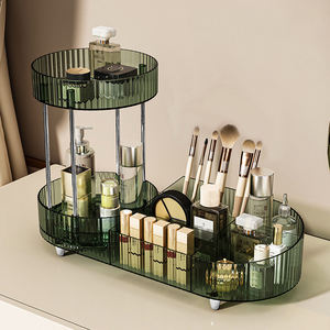 2025 החדש 2 ב 1 360 איפור מסתובב המארגן גדול מסתובב איפור skincare - Product Image 5