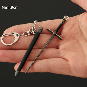Llavero de Espada de Lobo Súper Loco en Oferta, Llavero de Metal de Aleación de Zinc, Colección de Espadas de la Película Juego de Tronos - Product Image 1
