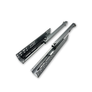 Rieles de guía silenciosos de autosucción para cajón oculto de dos secciones, cocina, dormitorio, amortiguación de riel inferior - Product Image 2