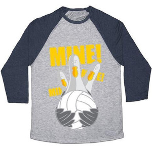 Mia! T-shirt da baseball unisex in tessuto misto - Product Image 2