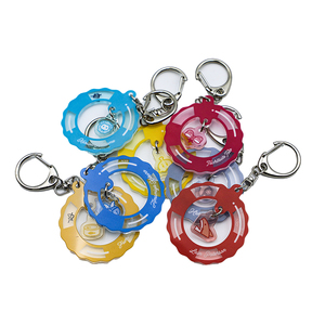 Llavero de acrílico personalizado ecológico, colorido, con diseño de dibujos animados, lazo, helado, pez, campana, anime, lindo - Product Image 2