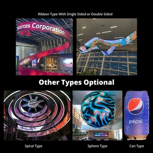 Écran publicitaire incurvé personnalisé TOALED 4K, colonne d'affichage LED cylindrique flexible pour intérieur - Product Image 3