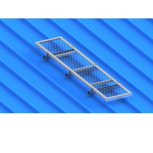 Grilles de passerelle solaires galvanisées pour toiture, en métal expansé, pour passerelle de sécurité, grilles en acier, marque Sunrack, garantie de 2 ans, pente jusqu'à 60 degrés - Product Image 2