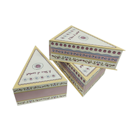 Boîte à bijoux écologique biodégradable, emballage doré pour boîte cadeau en carton, fermeture magnétique, personnalisée, bleue, design à 2 compartiments