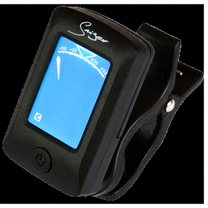 คลิปจูนเนอร์ดิจิตอล Saiy Chromatic สำหรับกีตาร์ เบส ไวโอลิน อูคูเลเล่ ขาตั้งเครื่องดนตรีอเนกประสงค์ พลาสติก - Product Image 1