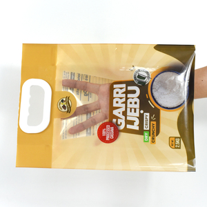 Custom Printed 2kg 5kg 10kg Recyclable Plastic Side Gusset Plastic Flour <strong>Rice</strong> Grains Cereals <strong>Packaging</strong> Mylar Bags With Handle - Product Image 2