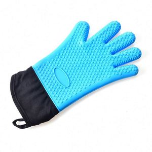 Gant de cuisine en silicone résistant à la chaleur, gant de four en silicone, coussinet en silicone, gants de cuisson personnalisables pour la cuisine - Product Image 6