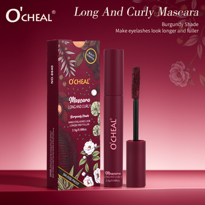 Máscara de Pestañas Roja Vino de Marca Privada, Alargadora, Voluminizadora, Engrosadora, Resistente al Agua y al Sudor, de Larga Duración, Rizador de Pestañas - Product Image 1