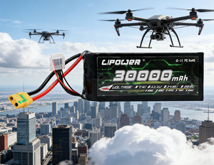 Batería para Dron LIPOWER 6S/12S/18S 40000mAh de Alta Capacidad, Carga Rápida, Larga Duración, Ligera y Recargable - Product Image 4