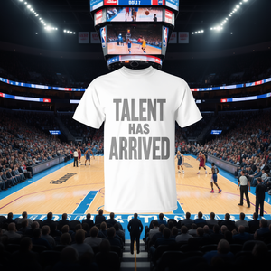 Camiseta con estampado de Talent Has Arrived Fun Trash Talk Sports Games - Product Image 3