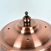 Lampe chauffe-bougie aromatique de style coréen avec boîte cadeau, diffuseur de parfum en métal, veilleuse de chevet, lampe de table pour la décoration de la maison