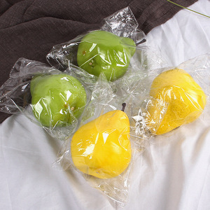 Simulated Korla fragrant pear fruit <b>model</b>, sample room living room coffee table ornament, photography and sketching props - Product Image 4
