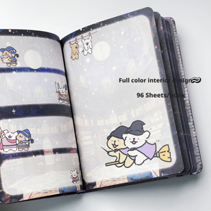 Quaderno in Pelle A5 con Disegno di Cucciolo Stregone, Diario con Design Stampato, Pagine a Colori, Agenda, Planner - Product Image 5