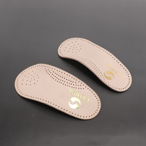 Semelles intérieures confortables pour le sport, en cuir végétal tanné à moitié, soutien de la voûte plantaire, absorption <span class=keywords><strong>des</strong></span> chocs, semelles orthopédiques pour tous - Product Image 3