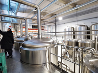 Équipement de brasserie économique 2000L avec cuves de fermentation en acier inoxydable pour la bière lager