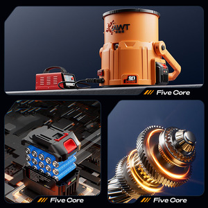 <span class=keywords><strong>Pompe</strong></span> à <span class=keywords><strong>graisse</strong></span> au lithium sans balais haute puissance Cavitt KWT-90, nouvelle version 7L 400W, alimentée par batterie, équipée de tubes résistants à la pression, OEM - Product Image 6