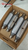 Convertidor Catalítico Cerámico/Metálico MX Exhaust de 2''-3'' para la Purificación de Gases de Escape de Vehículos con Estándares OBD1/2 Euro2/3/4/5/6