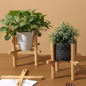 <span class=keywords><strong>Vendita</strong></span> calda antico supporto per <span class=keywords><strong>piante</strong></span> al coperto supporto per fiori <span class=keywords><strong>da</strong></span> giardino esterno in legno regolabile - Product Image 3