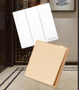 Futina Sang Trọng Hiện Đại Không Dây Điện 16A Max. Hiện Đại Đơn Cực Tiêu Chuẩn Anh Nhà Tường Đẩy Nút Chuyển Đổi - Product Image 1