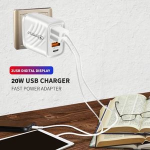 Hot Selling Charger 4 Ports Charger Adapter US/EU <b>Plug</b> Type C PD <b>Fast</b> <b>Charging</b> USB Charger QC 3.0 for Smart Phones - Product Image 5