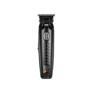 Tondeuse à cheveux numérique Kemei 15,5 cm, tondeuse électrique professionnelle de qualité salon avec chargement USB et peignes de guidage - Product Image 4