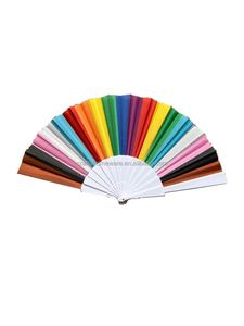 Abanicos Plegables de Bambú Personalizados con Diseño de Arcoíris, Abanicos de Mano de Plástico Coloridos, Arte Popular para el Orgullo LGBT, Decoraciones para Bodas, Halloween y el Hogar - Product Image 4