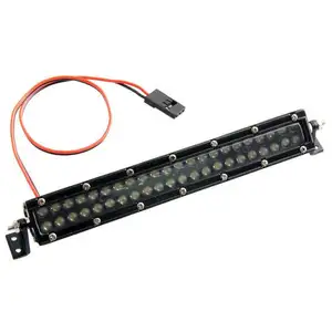 Barra de luces LED de alto rendimiento para coche de control remoto, barra de luces LED de techo para coche de radiocontrol, superbrillante, 44, 1/10