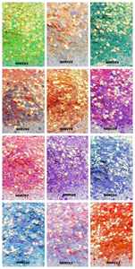 Polvo de Purpurina de Poliéster al por Mayor en Bolsas de 1 kg, Purpurina de Color Blanco Iridiscente para Pintura - Product Image 5