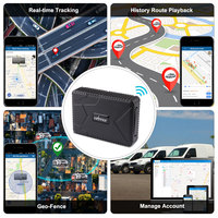 Perangkat Pelacak GPS Mobil Magnetik Tahan Air TK915 10000mah Daya Tahan Baterai Lama Pelacak GPS Nirkabel Cerdas Waktu Nyata untuk Barang