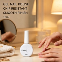 Vernis Gel KUDAN Qualité Salon Sans HEMA ni TPO Auto-Lissant Sans Traces Logo Personnalisé sur Bouteille pour Salons de Manucure et Artistes Ongulaires DIY